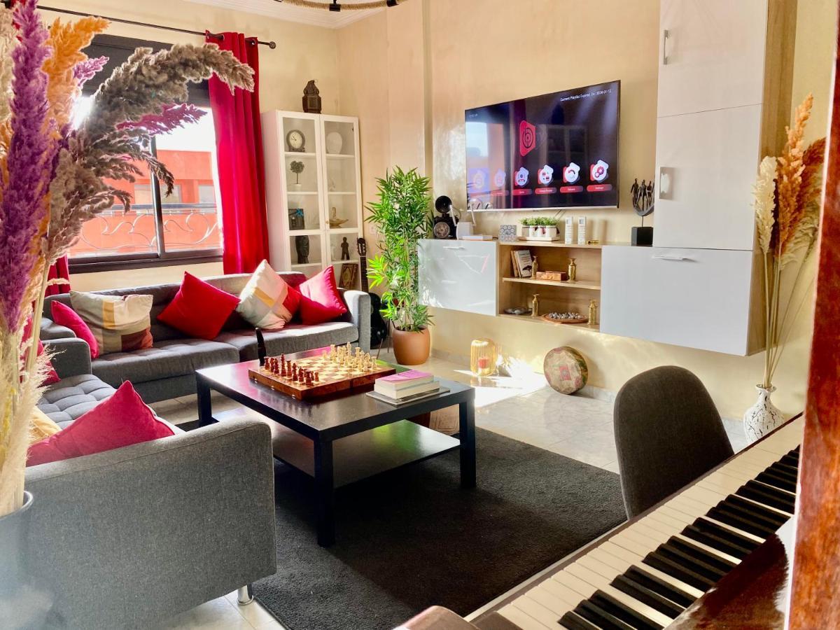 Gueliz, Plaza, Zara Appartement Marrakesh Buitenkant foto